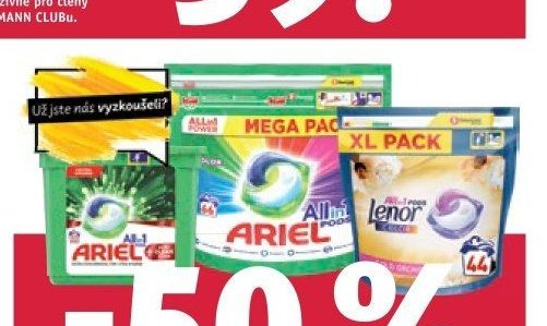 Ariel a Lenor kapsle
