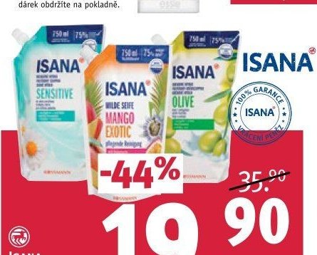 Isana tekuté mýdlo náhradní náplň