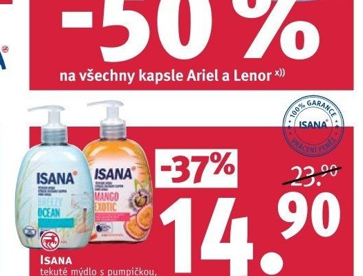 Isana tekuté mýdlo s pumpičkou