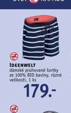IDEENWELT dámské pruhované šortky