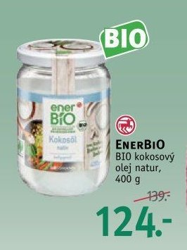EnerBIO BIO kokosový olej natur, 400 g