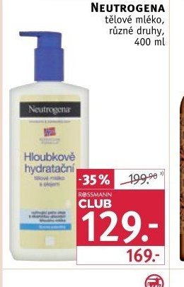 Neutrogena tělové mléko