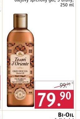 Tesori d'Oriente olejový sprchový gel