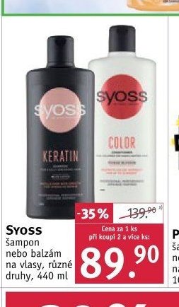 Syoss šampon nebo balzám na vlasy
