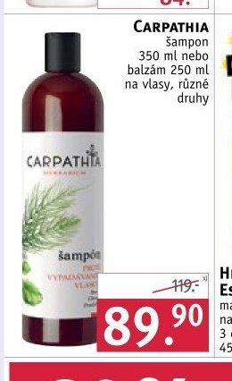 Carpathia šampon nebo balzám