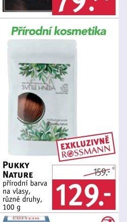 PUKKY NATURE přírodní barva na vlasy