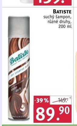 BATISTE suchý šampon