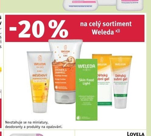 Sortiment Weleda
