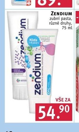 ZENDIUM zubní pasta