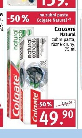 COLGATE Natural zubní pasta