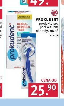 PROKUDENT produkty pro péči o zubní náhrady