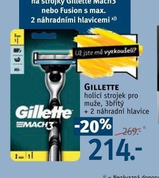 GILLETTE holicí strojek pro muže