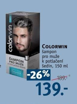 COLORWIN šampon pro muže k potlačení šedin