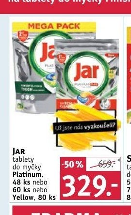 JAR tablety do myčky Platinum