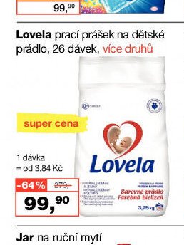 Lovela prací prášek na dětské prádlo