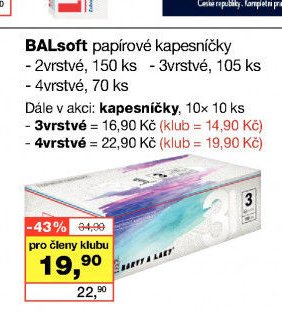 BALsoft papírové kapesníčky