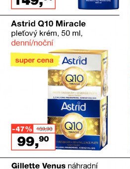 Astrid Q10 Miracle pleťový krém