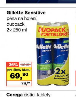 Gillette Sensitive pěna na holení