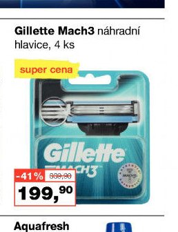 Gillette Mach3 náhradní hlavice
