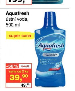 Aquafresh ústní voda