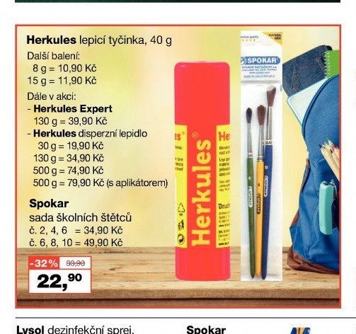 Herkules lepicí tyčinka, 40 g