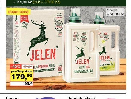 Jelen prací prostředky