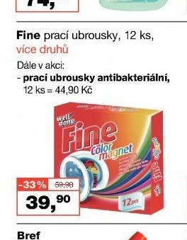 Fine prací ubrousky