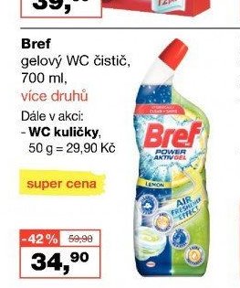 Bref gelový WC čistič
