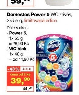 Domestos Power 5 WC závěs