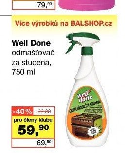 Well Done odmašťovač