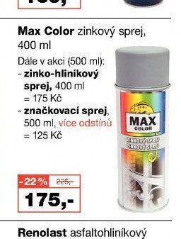 Max Color zinkový sprej, 400 ml
