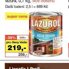 Lazurol Aqua Dekor V1315