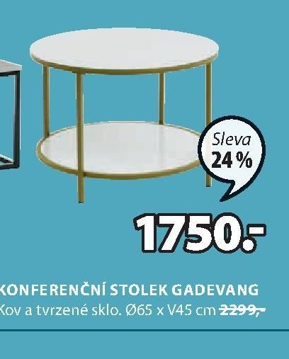 KONFERENČNÍ STOLEK GADEVANG