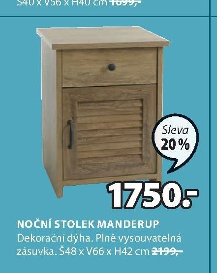 NOČNÍ STOLEK MANDERUP