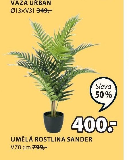 UMĚLÁ ROSTLINA SANDER