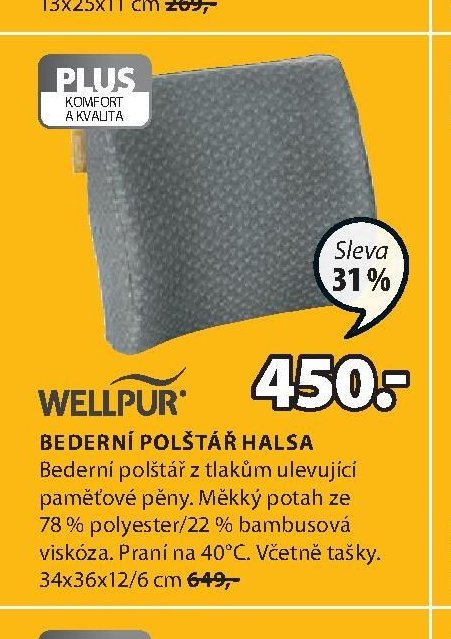 BEDERNÍ POLŠTÁŘ HALSA