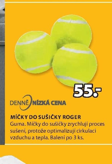 MÍČKY DO SUŠIČKY ROGER