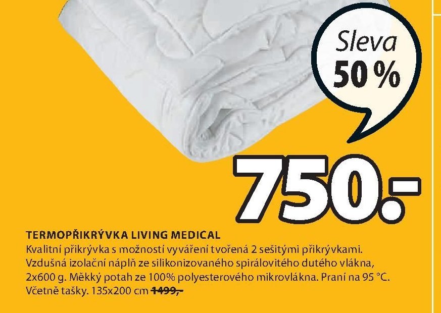 TERMOPŘIKRÝVKA LIVING MEDICAL