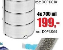 Nerezové jídlonosiče (4x 700 ml)