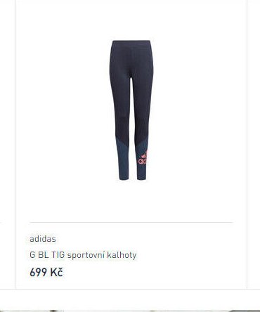 adidas G BL TIG sportovní kalhoty - Intersport aktualniletaky.eu