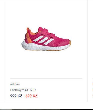 adidas FortaGym CF K Jr