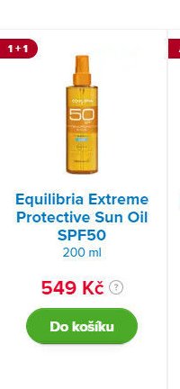 Equilibria Extreme Protective Sun Oil SPF50 200 ml