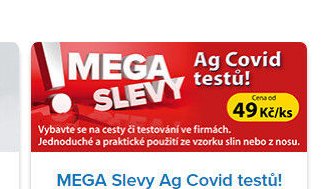Ag Covid testů