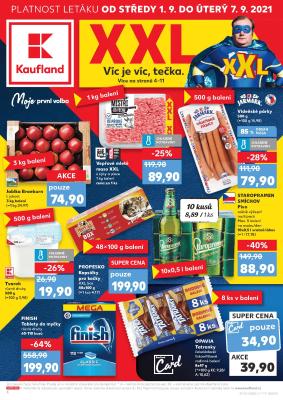 aktuální leták Kaufland 1.9.2021-7.9.2021