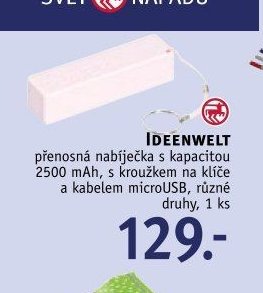IDEENWELT přenosná nabíječka