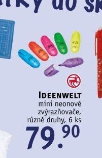 IDEENWELT mini neonové zvýrazňovače