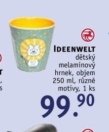 IDEENWELT dětský melaminový hrnek