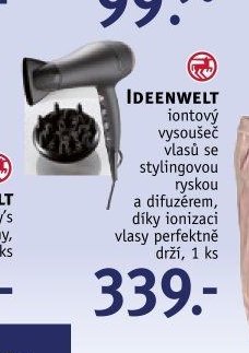 IDEENWELT iontový vysoušeč vlasů