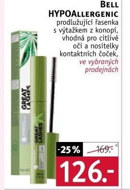 Bell Hypoallergenic řasenka