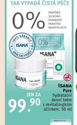 ISANA Pure hydratační denní krém s revitalizujícím účinkem, 50 ml
